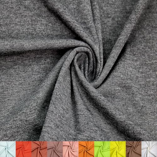 Stylish FABRIC 152,4 cm breiter Viskose-Modal-Spandex-Jersey-Strickstoff, Meterware (225 g/m²), mittelschwer, 4-Wege-Stretch, atmungsaktiv, für T-Shirts, Leggings, Bekleidung und Bastelarbeiten, von Stylish FABRIC