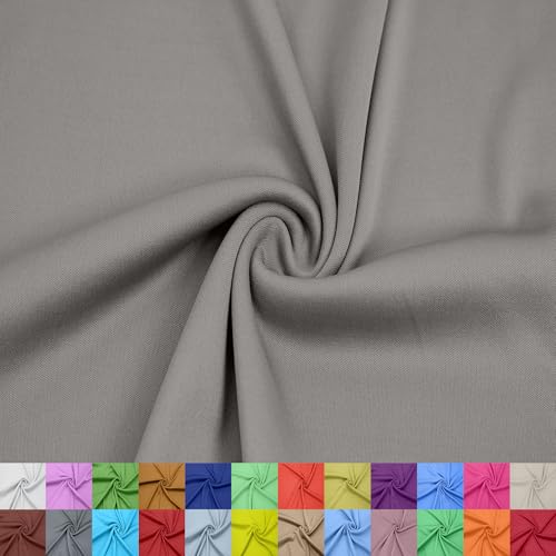 Stylish FABRIC 152,4 cm breites Interlock-Futter aus 100% Polyester, leichter Strickstoff von The Yard, für Bekleidung, Kleidung, Schulprojekte, Partydekorationen, Vorhänge und Heimwerker, Stratus von Stylish FABRIC