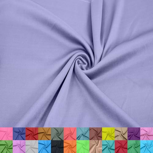 Stylish FABRIC 2-Wege-Stretch-Polyester-Interlock-Strickfutter, 147 cm / 152,4 cm, leichter Stoff, DIY-Projekte, Schieferblau #230, 2,7 m von Stylish FABRIC