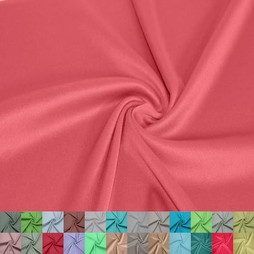 Stylish FABRIC 2-Wege-Stretch-Polyester-Interlock-Strickfutter, 147 cm / 152,4 cm, leichter Stoff, DIY-Projekte, Sweet Pea #182, 4,5 m von Stylish FABRIC