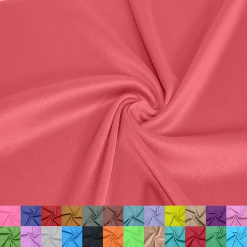 Stylish FABRIC 2-Wege-Stretch-Polyester-Interlock-Strickfutter, 147 cm / 152,4 cm, leichter Stoff, DIY-Projekte, Sweet Pea #182, 91 cm von Stylish FABRIC