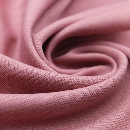 Stylish FABRIC 2-Wege-Stretch-Polyester-Interlock-Strickfutter, 147 cm / 60 Zoll, leichter Stoff/DIY-Projekte, Mauve 276, 91 cm von Stylish FABRIC