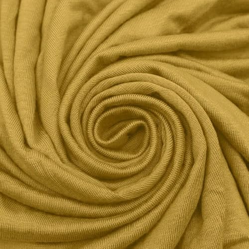 Stylish FABRIC Einfarbiger Viskose-Elastan-Strickstoff, 4-Wege-Stretch (200 g/m²), DIY-Projekte, 9,1 m von Stylish FABRIC