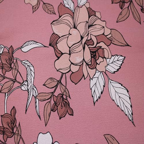 Stylish FABRIC Marokkanischer Stoff, 147,3 cm breit, bedruckt, 100% Polyester, kein Stretch, ideal für Bekleidung, Röcke, Kleider, Stirnbänder, Accessoires, Heimdekoration und DIY-Projekte, 4,5 m Stylish FABRIC Marokkanischer Stoff, 147,3 cm breit, bedruckt, 100% Polyester, kein Stretch, ideal für Bekleidung, Röcke, Kleider, Stirnbänder, Accessoires, Heimdekoration und DIY-Projekte, 4,5 m von Stylish FABRIC