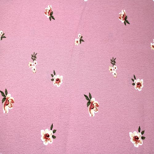 Stylish FABRIC Marokkanischer Stoff, 147,3 cm breit, bedruckt, 100% Polyester, kein Stretch, ideal für Bekleidung, Röcke, Kleider, Stirnbänder, Accessoires, Heimdekoration und DIY-Projekte, Rosa Stylish FABRIC Marokkanischer Stoff, 147,3 cm breit, bedruckt, 100% Polyester, kein Stretch, ideal für Bekleidung, Röcke, Kleider, Stirnbänder, Accessoires, Heimdekoration und DIY-Projekte, Rosa von Stylish FABRIC