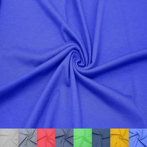 Stylish FABRIC SF-400-ROYALNEON-1 Rayon Knit (155GSM) -Clothing/Apparel, Home/DIY Fabric Polyester-Viskose-Spandex-Jersey-Strickstoff (155 g/m²), 87, 10, 3% Elastan, Royal Neon, 1 Yard von Stylish FABRIC