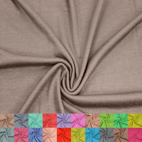 Stylish FABRIC The Yard Viskose-Spandex-Jersey-Strickstoff, 152,4 cm breit, 4-Wege-Stretch, 160 g/m², mittelschwer, atmungsaktiv, Bekleidung, Accessoires, Mutterschaft, Stirnbänder und Handwerk Stylish FABRIC The Yard Viskose-Spandex-Jersey-Strickstoff, 152,4 cm breit, 4-Wege-Stretch, 160 g/m², mittelschwer, atmungsaktiv, Bekleidung, Accessoires, Mutterschaft, Stirnbänder und Handwerk von Stylish FABRIC