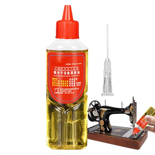 Sewing Machine Oil, 30ml Nähmaschinenöl, Öl Laufband Schmieröl, Feinmechaniköl, klaress, Nicht Färbendes Öl, Schmierölöler, Ideal Für Feinmechanische Komponenten, Nähmaschine, Türen, fensters von Sucritude