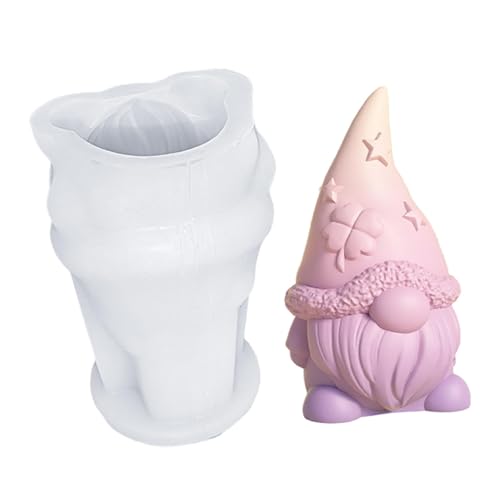 osters Wichtel Silikonform, Silikonform Wichtel Gnome Ostern, 3D Silikonformen Gießformen Ostern Wichtel, Silikonform Handgefertigte Kerzenform Ostereierform diys Pralinen Backformchen Ostern Wichtel von Sucritude