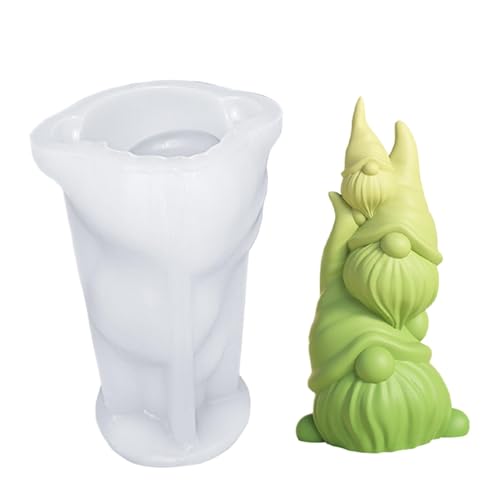 osters Wichtel Silikonform, Silikonform Wichtel Gnome Ostern, 3D Silikonformen Gießformen Ostern Wichtel, Silikonform Handgefertigte Kerzenform Ostereierform diys Pralinen Backformchen Ostern Wichtel von Sucritude