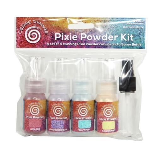 Sue Wilson Cosmic Shimmer Pixie Powder Kit - Multicolor Glitter Art Kit für alle Altersgruppen von Sue Wilson