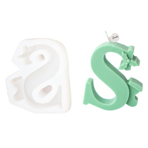 26 Stile Weihnachten Alphabete Ornamente Silikon Epoxidharz Form Schlüsselanhänger Anhänger Schmuck Für Valentinstag Geschenk Handwerk von SueaLe