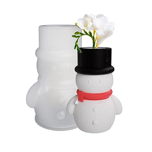 Weihnachten Elch Gips Blumentopf Silikonform Epoxidharz Gussform Sukkulenten Vase Zementform Kerzenhalter Form von SueaLe