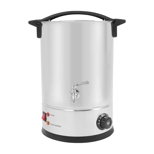 Wachsschmelzgerät, 12L Groß Wachsschmelztopf mit Wasserhahn und Temperaturregler, 1800W Wachsschmelzgerät für Kerzenherstellung, Kerzen Schmelztopf für DIY -Wachsofen -Kit Geeignet von SuhoFutus