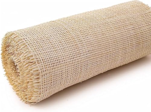 Suixtil Natürliches Rattan-Gewebe, gewebtes Rattan, gewebtes Rattan mit Wabenstruktur, gewebte Rattan-Kissen für Stuhl-Rattan, gewebtes Rattan für Stuhl-Reparaturen(A,100x100cm) von Suixtil