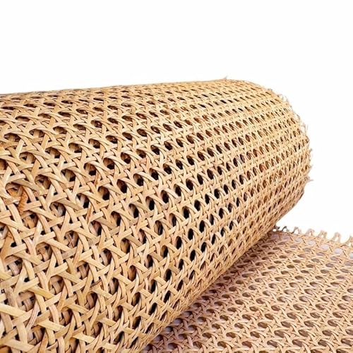 Suixtil Rattan Natürliches breites Rattangeflecht, Korbwaren, Rattan, Stuhlgeflecht Rattanstuhlreparatur, Möbelpolsterung für Wabengeflecht(40cm x 2m) von Suixtil