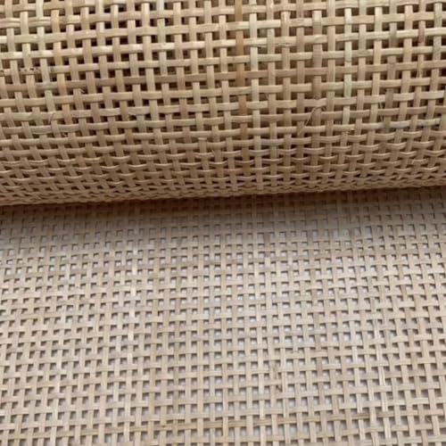 Suixtil Rattan Wicker Natural Rattan Webbing Rattan Webbing, Honeycomb Wicker Handmade Rattan, Wide Rattan Webbing for DIY Projects Furniture Upholstery(100x150cm) von Suixtil