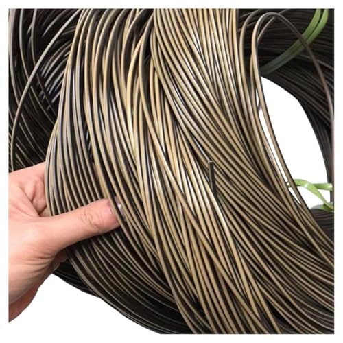 Suixtil Rundes Pe-Rattan, 3 mm Kunststoffgeflecht für die Möbelreparatur Synthetisches Rattanmaterial, geflochtener Stuhl 10 Meter(C 02,3Mm X 10M) von Suixtil