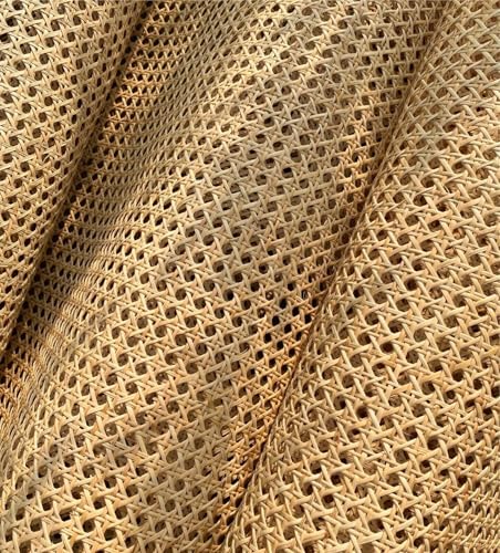 Suixtil Wicker, Natural Rattan Webbing, Rattan Möbel Lampenschirm Rattan Stuhl Kommode Schranktür Dekorativer Korb Sideboard DIY mit Rattan Wicker Repair Kit(A. 80 cm X 1.5 M) von Suixtil