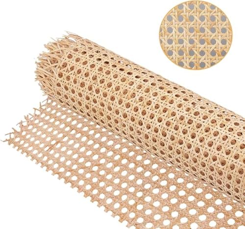 Suixtil Wicker Natural Rattan Webbing Wicker Wicker Woven Honeycomb Cuttable Wicker Woven Rolls for DIY Furniture Decoration for Furniture Home Decoration(150x35cm) von Suixtil