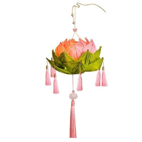 Mid Autumn Lantern, Paper Lamp Lantern, Chinese Lanterns, Festival Lanterns, Paper Lanterns, Flower Light Making Craft Kit Cultural Significance for Kids and Adults von Sulxyi