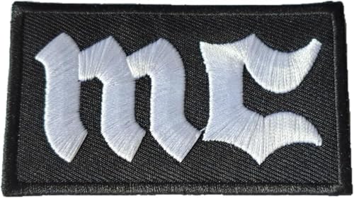 Bestickter Aufnäher zum Aufbügeln oder Aufnähen | Biker MC | Patch zum Aufbügeln | Patch zum Aufnähen | MC-Aufkleber zum Aufbügeln | DIY von Suma Shop