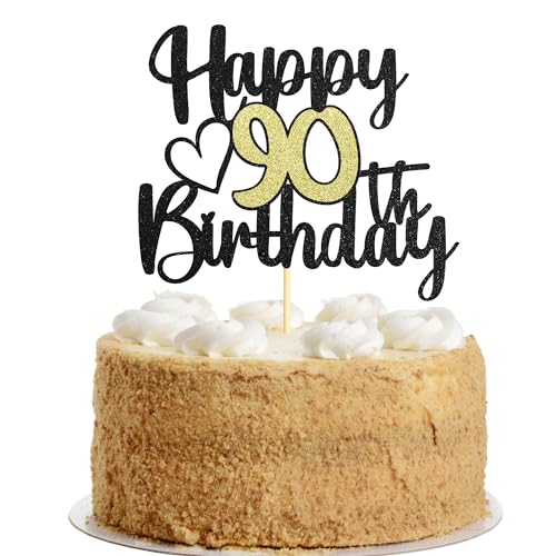 Sumerk 1 Stück 90. Geburtstag Junge Happy 90th Birthday Cake Topper Tortendeko 90. Geburtstag Frau Mann Cake Topper 90 Geburtstag 90th Birthday Cake Decoration Sumerk 1 Stück 90. Geburtstag Junge Happy 90th Birthday Cake Topper Tortendeko 90. Geburtstag Frau Mann Cake Topper 90 Geburtstag 90th Birthday Cake Decoration von Sumerk
