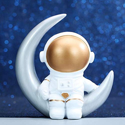 Sumerk Harz Astronaut Kuchen Toppers Spaceman Geburtstag Party Kuchen Dekorationen Astronaut Figur Ornament Raum Thema Party Favors Geschenke von Sumerk