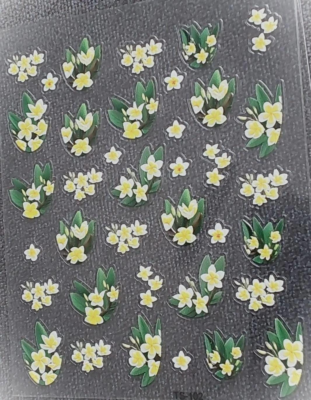 Nail Sticker Blumen/ Ts 102 von Sumkiste