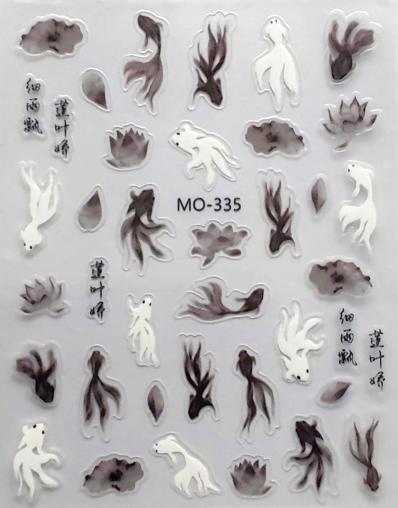 Nail Sticker Koi /Mo335 / von Sumkiste