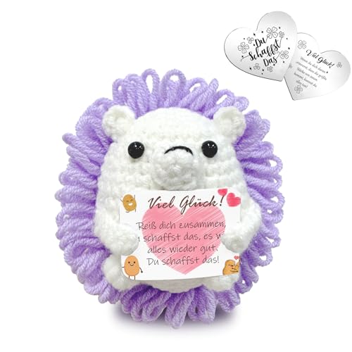 Glücksbringer Prüfung, Geschenke Für Frauen, Pocket Hug Positive Kartoffel, Viel Glück Geschenke, Glücksbringer Schulanfang, Einschulung Geschenk, Du Schaffst Das Geschenke, Positive Hedgehog Puppe von Sumtoco