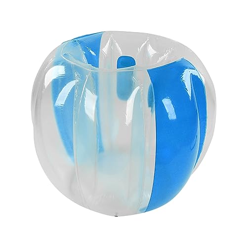 Aufblasbarer Bump Ball Human Collision Ball PVC Body Bubble Bounce Ball Outdoor-Aktivitäten 90 X 80 Cm (Blau Transparent) von Sunisfa