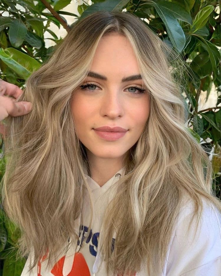 Beige Blonde 18 "Ombré Haar 150% Dichte Reines Echthaar Babylights Balayage Wurzel Perücke Premium Spitze Front von SunnyWigs