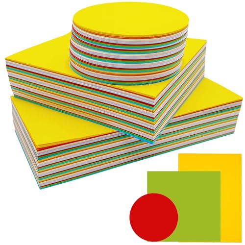 600 Stück Moderationskarten Set,Moderationskarten Oval,Moderationskarten Set Rund,Rechteck Oval Rund Bunte Karten Für Die Metaplankarten Rund,Bunt Lehrerbedarf Für Präsentation Und Vortrag von Sunshine smile