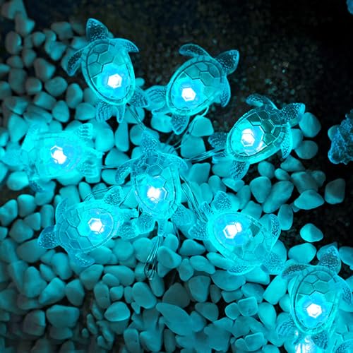 Lichterkette Meeresschildkröte,2M 20LED Meeresschildkröte Lichterkette,Lichterkette Innen,Lichterkette Fenster Innen,Aussenlichterkette Batterie,Lichterketten Vorhang,Outdoor Christmas Decorations von Sunshine smile