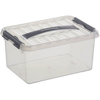 sunware Q-line Aufbewahrungsbox 6,0 l transparent 30,0 x 20,0 x 14,0 cm von Sunware