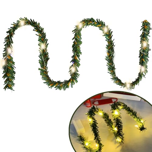 Puppenhaus Mini LED Lichterkette 0.4m,Bunte Weihnachten Beleuchtet,Wichtelzubehör,Wichtelhaus Weihnachtsdeko,Miniatur Lichterkette Wichtel,Puppenhaus Möbel Leuchte von Sunwuun