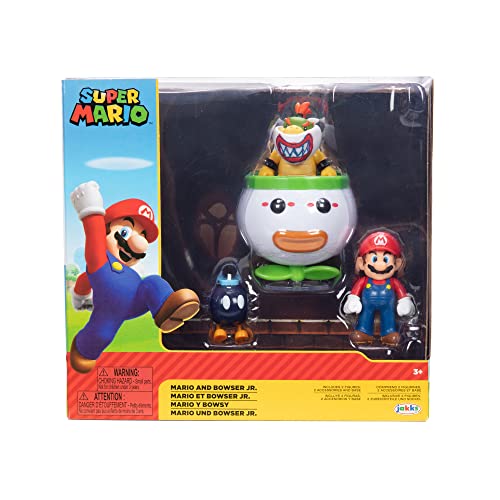 Nintendo Super Mario and Bowser Jr. Clown Cart in Sammlerbox von Super Mario