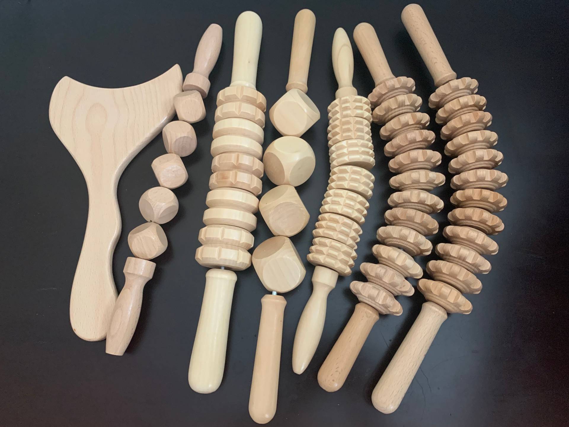Holztherapie, Holzmassage Tool Sets, Maderoterapia Tools von SuperPositionCrafts