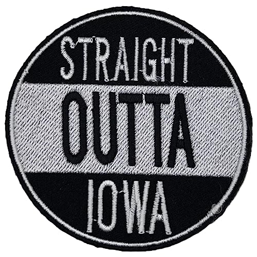 Alabama Straight Outta US State Represent – besticktes Abzeichen zum Aufbügeln auf Stoff von SuperSenter