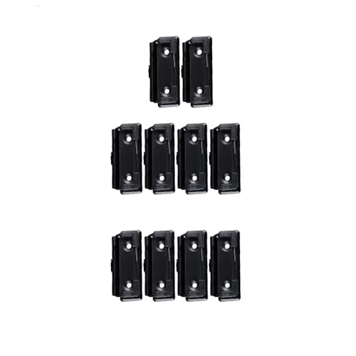 Klemmbrett-Clip, 10 Stück montierbare Hartfaserplatten-Clips mit Loch zum Aufhängen, Metall-Dokumententafel-Clip für Dokumente, Berichte und Menüs (7 cm) von Supertool