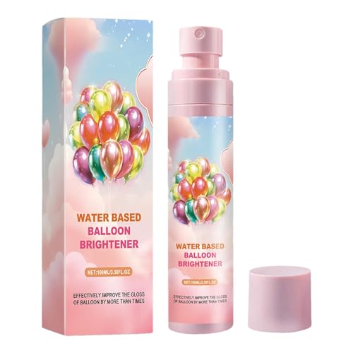 Suphyee Ballonglanzspray, Ballonspray für lange Haltbarkeit - Latexballon Glanz Glanz,Schnell trocknend für brillantes Aussehen, raffinierte Sparker-Lösungen für lebendige, elegante Ballons von Suphyee