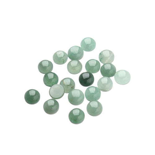 20st Kristall-cabochons Steinkuppelperlen Halbrunde Lose Perlen Schmuckperlen Und Zubehör Perlen Zur Schmuckherstellung Edelsteine ​​aus Flatback-kristall Charme Jade-perlen von Supvox