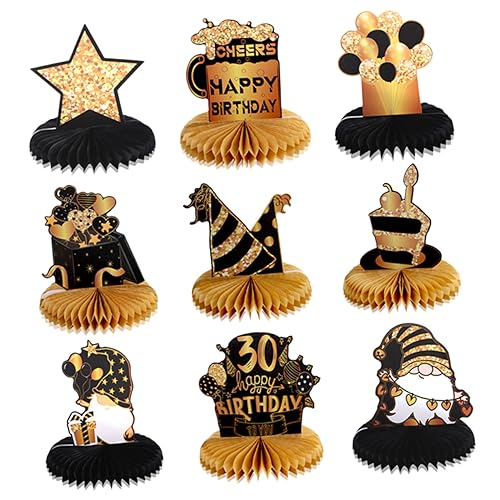 Supvox 1 Satz Geburtstag Dekorationen Geburtstagsdekoration für Männer Party Quaste groß Wabenornament zum 30. Geburtstag Dekoration zum 30. Geburtstag für Frauen Papier Schwarz Supvox 1 Satz Geburtstag Dekorationen Geburtstagsdekoration für Männer Party Quaste groß Wabenornament zum 30. Geburtstag Dekoration zum 30. Geburtstag für Frauen Papier Schwarz von Supvox