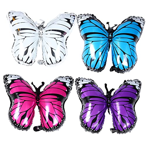 Supvox 8 Stück Bunte Schmetterlingsballons Geburtstag Luftballons Partydekorationen Rosa Tischdekoration aus Ballons schmetterling geburtstag dekorationen Aluminiumfolie Supvox 8 Stück Bunte Schmetterlingsballons Geburtstag Luftballons Partydekorationen Rosa Tischdekoration aus Ballons schmetterling geburtstag dekorationen Aluminiumfolie von Supvox