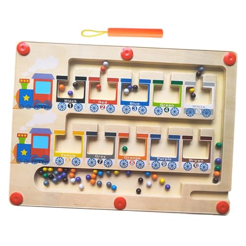 Supvox Farbsortierspiel Farblich passendes Lern-Puzzlebrett Magnettafel mit Farben und Zahlen Magnetfarbe und Zähllabyrinthe magnetische Labyrinthe hölzern Bunt Supvox Farbsortierspiel Farblich passendes Lern-Puzzlebrett Magnettafel mit Farben und Zahlen Magnetfarbe und Zähllabyrinthe magnetische Labyrinthe hölzern Bunt von Supvox