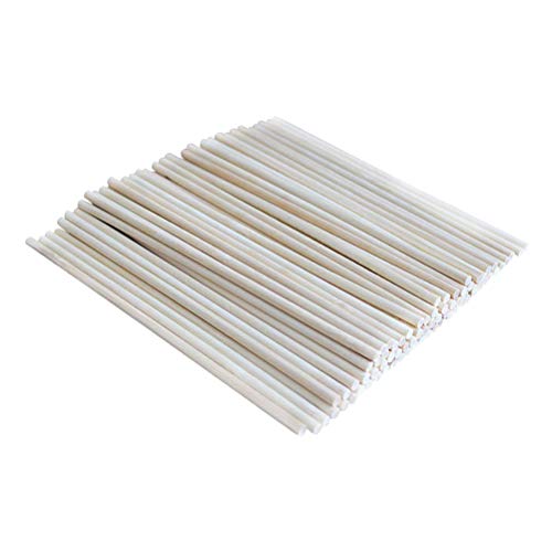 Supvox Holsstab Natürliche Rund Holzstäbchen Sticks für Kinder DIY Handwerk Materialien 200x2x2mm 100 Stück von Supvox