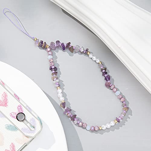 Böhmische Anti-Verlorene Handykette Handy Straps,Universal Handy Handschlaufe Handy Charm Kristallstein Telefon Anhänger Schlüsselband Kette Mobile Phone Handyschmuck Schlüssel Taschen Handy Anhänger von Surakey