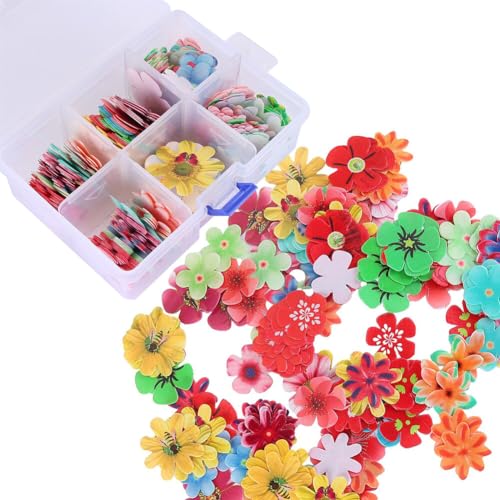 Surakey 360 Stück Tortendeko Essbar Blumen Blüten Klebreispapier Tortenaufsatz Essbare Kuchen Dekoration Blumendeko Torten Bunte Essbare Cupcake Topper für Hochzeit Geburtstag Kuchen Dekoration von Surakey