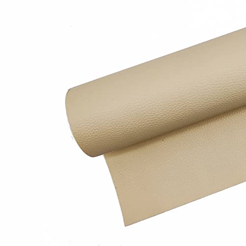 Surriba Kunstleder Reparaturset, Lederflicken Selbstklebend für Auto Ledersitz Motorrad Bürostühle DIY-Basteleien Federtasche Aufgearbeitete Möbel Wand 60 * 300cm Beige von Surriba